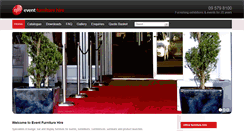 Desktop Screenshot of eventfurniturehire.co.nz